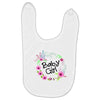 floral baby girl Baby Bibs