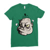 angry ogre. Ladies Fitted T-Shirt