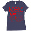 mom i love you more everyday Ladies Fitted T-Shirt