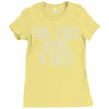 this chick needs a beer Ladies Fitted T-Shirt