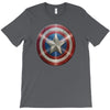 cotton captain america shield distressed, ideal gift or present T-Shirt