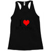 i love running Racerback Tank