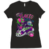 invader flakes Ladies Fitted T-Shirt