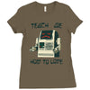 teach me how to love Ladies Fitted T-Shirt