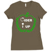 cider i up west country cider drinking Ladies Fitted T-Shirt