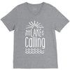 the lake is calling V-Neck Tee