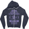 I am a Hodgkins Cancer Survivor - What's Your Superpower? Zipper Hoodie