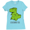 legosaurus rex Ladies Fitted T-Shirt