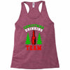 christmas drinking team Racerback Tank