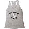best cat dad ever Racerback Tank