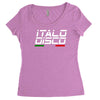 retro italo disco Women's Triblend Scoop T-shirt