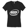 geek inside Women's V-Neck T-Shirt