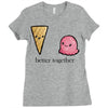 better together Ladies Fitted T-Shirt