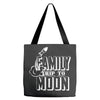 Family Trip To Moon Tote Bags