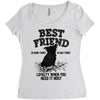 Best Friend Yorike Women's Triblend Scoop T-shirt