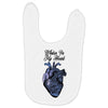 winter in my heart Baby Bibs