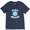 high roller 20 sided die V-Neck Tee