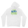 i bleed blue and green Hoodie