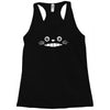 totoro smiling face   cute neko cat kawaii japanese anime otaku gift t Racerback Tank