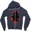 ninja ink Zipper Hoodie