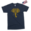 tribal print elephant geometric gold animals cool Exclusive T-shirt
