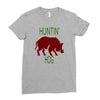 hantin hog Ladies Fitted T-Shirt