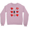 ls lesbian full heart Crewneck Sweatshirt