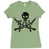 pi rate pirate Ladies Fitted T-Shirt