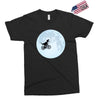Biker Dinosaur - Dinosaur Riding A Bike To The Moon Exclusive T-shirt