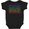 earth is not flat Baby Bodysuit