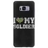 i love my soldier regular camouflage Samsung Galaxy S8 Plus