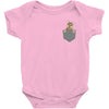 Cat Pocket Baby Bodysuit