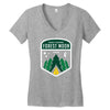 endor family camping Women's V-Neck T-Shirt