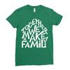 together we make a family 2 Ladies Fitted T-Shirt