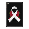 lung cancer white ribbon iPad Mini 4 Case