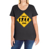 turtle xing Ladies Curvy T-Shirt