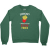 Exercise Extra Fries Youth Sweatshirt