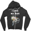 i love when my wife lets me buy another bike Zipper Hoodie