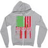 fist raised and proud! Zipper Hoodie