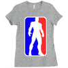 Iron Man NBA Style Ladies Fitted T-Shirt