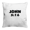 john 3 16 Throw Pillow