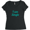 single Women's Triblend Scoop T-shirt