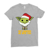 may cristmas be with you yoda Ladies Fitted T-Shirt