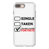 too busy playing fortnite (black) iPhone 8 Plus