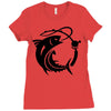 fish Ladies Fitted T-Shirt
