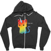 the magical kittencorn Zipper Hoodie