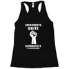 introverts unite separately in your own homes Racerback Tank