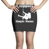 i support single moms stripper pole dancer funny saying Mini Skirts
