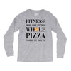 fitness  more like fitness whole pizza inside my mouth Long Sleeve Shirts