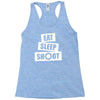 v5 eat sleep shoot Racerback Tank